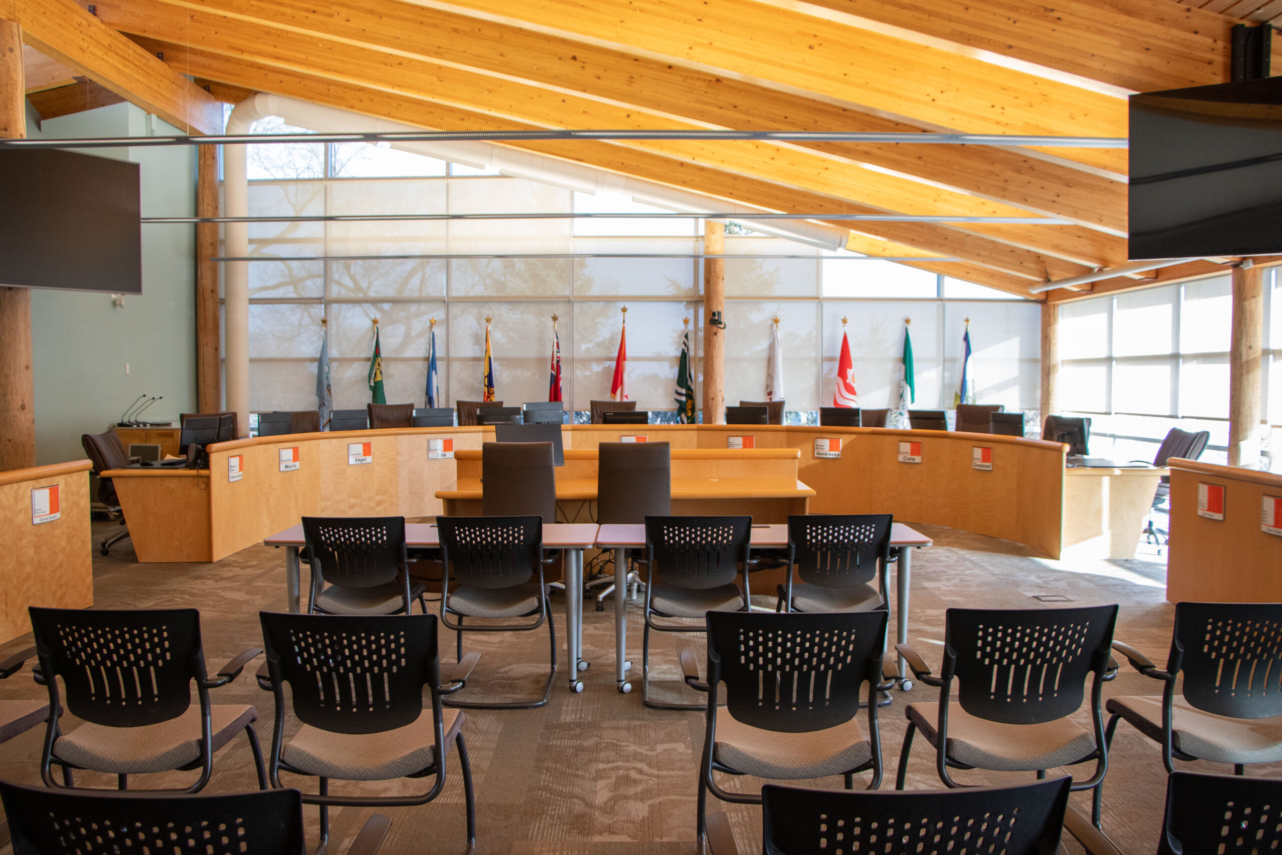 Chairs in Council Chambers