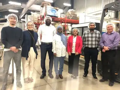 Pitch competition participants 