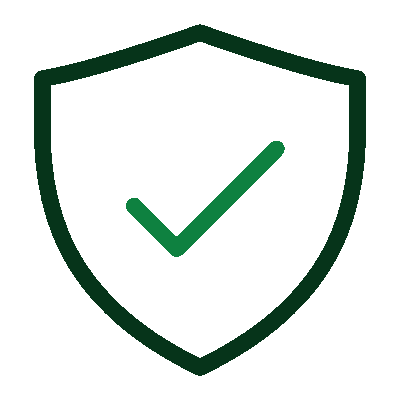 Checkmark on shield