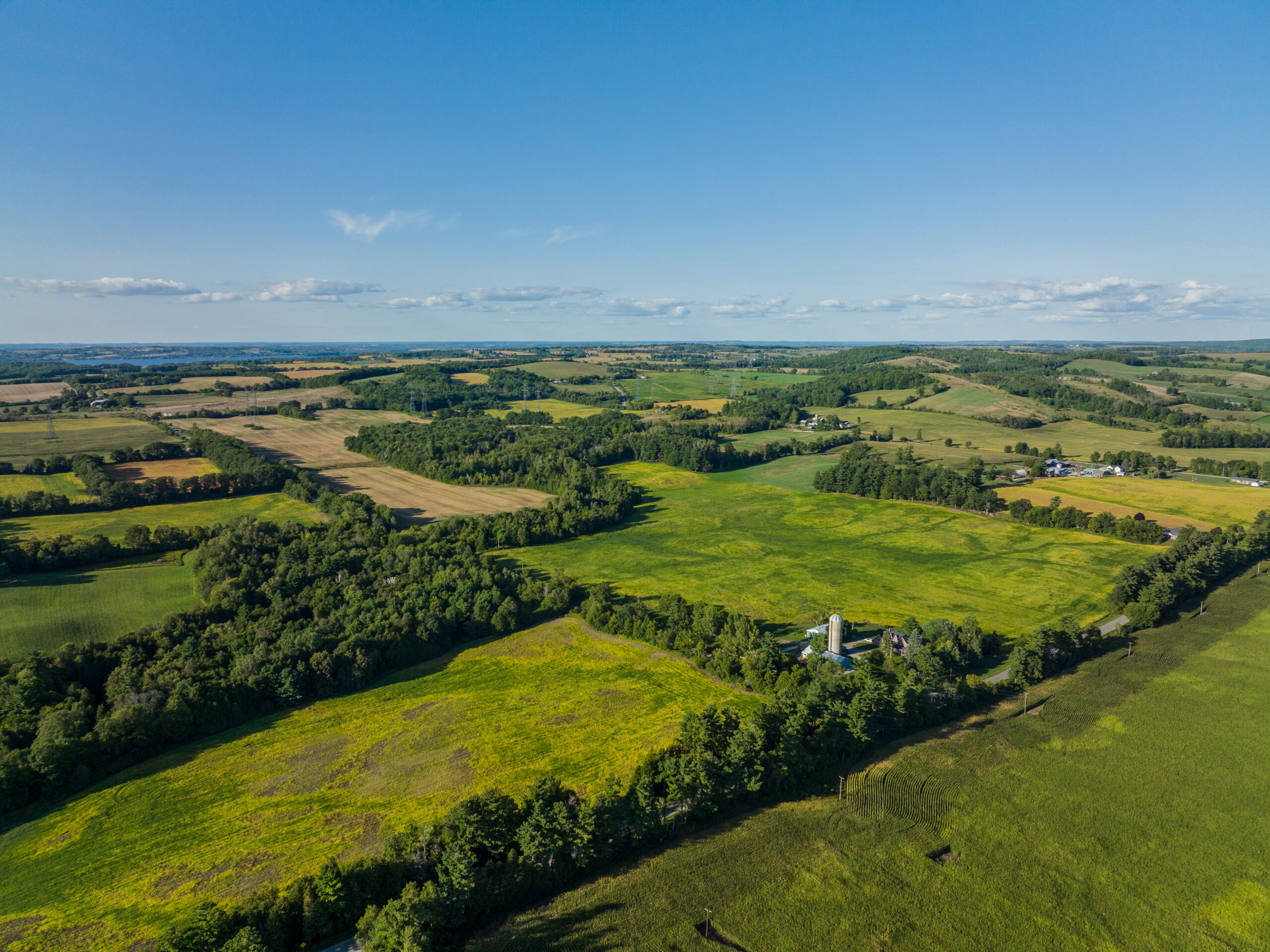 Farm fields in the Township of Hamilton