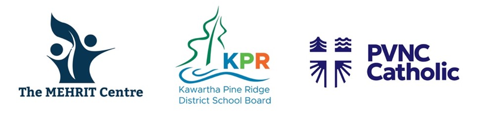 The Merit Centre, KPR and PVNC Catholic logos.