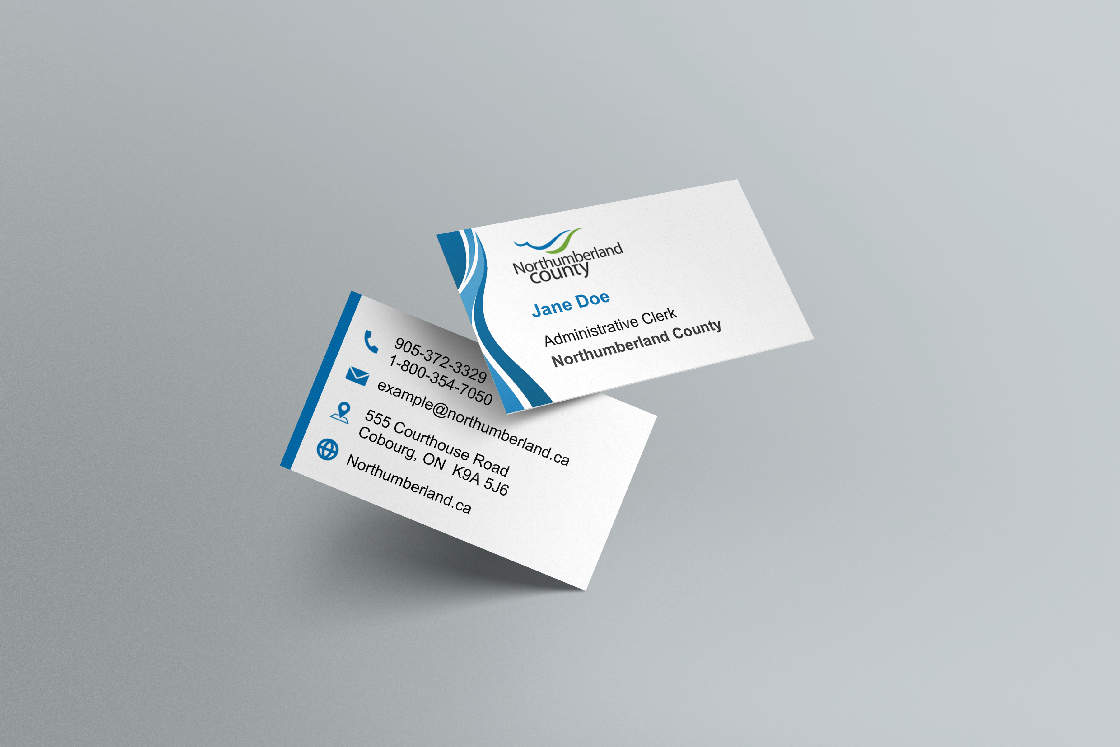 Photo of business card