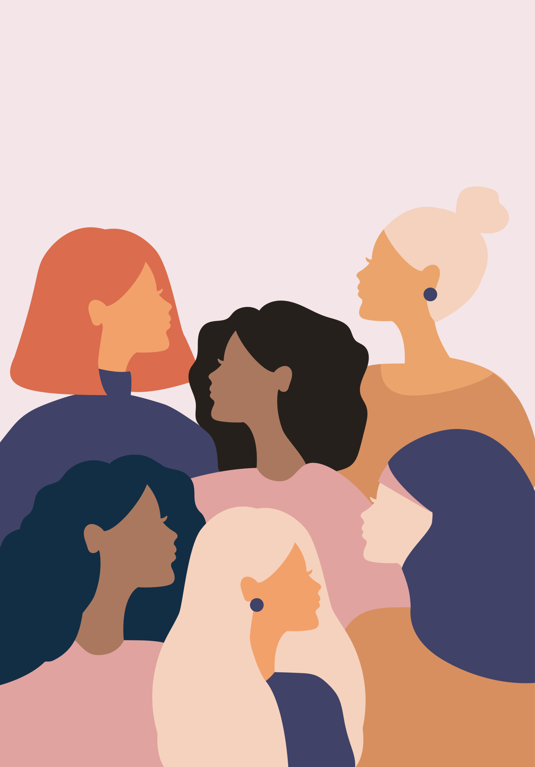 Illustration of diverse women.