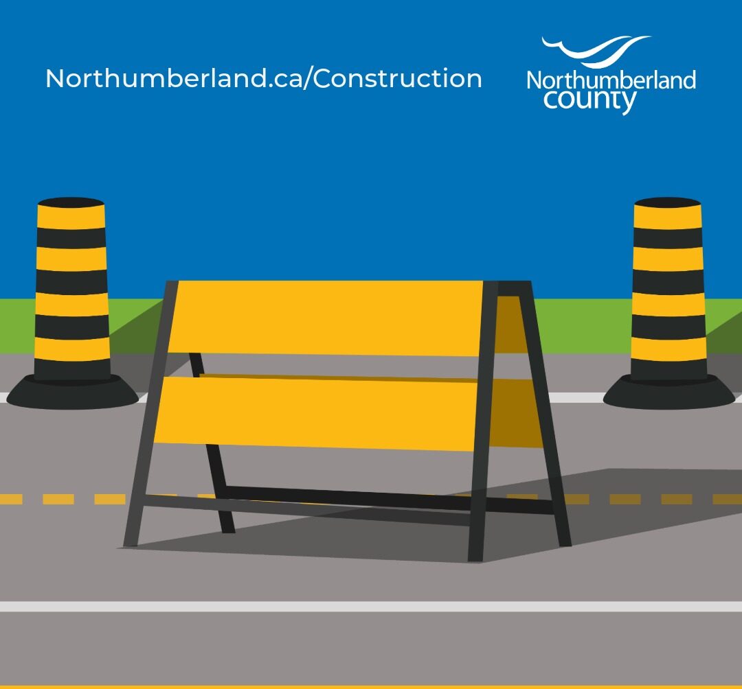 Illustration of a road closure